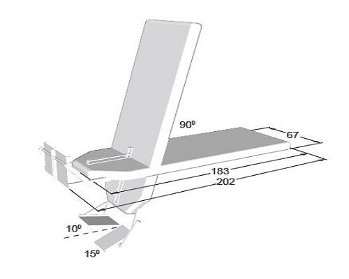 一片電動升降傾斜床 Type 722